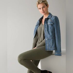 White House Black Market Faux Suede Runway Leggings.  Excellent Condition.